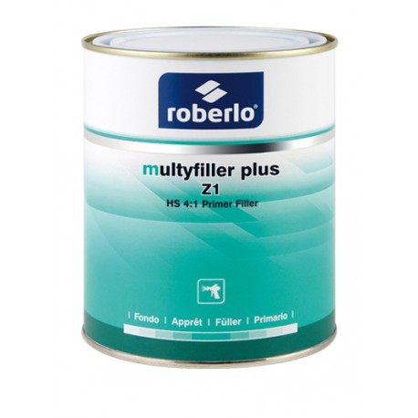 Apprêt acrylique Multyfiller Plus Z1 gris clair en 4L